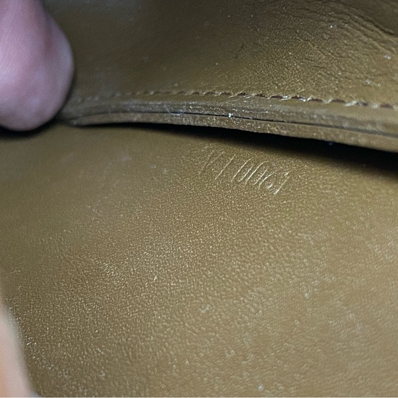 Rare bronze Louis Vuitton Noisette Monogram Vernis Lexington Pochette bag HOT - Picture 10 of 10